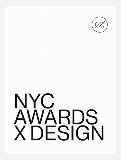 NYC Awards X Design